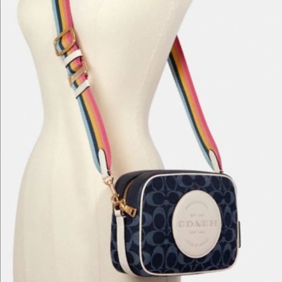 Coach Camera crossbody bag with Rainbow Strap - Picture 5 of 5